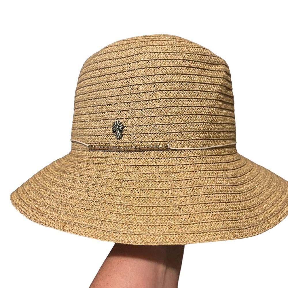Tommy Bahama Women’s Metallic Fedora Sun Hat